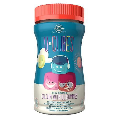 Solgar U-Cubes Kindercalcium met D3, 60 Gummies (Pak van 3) on Productcaster.