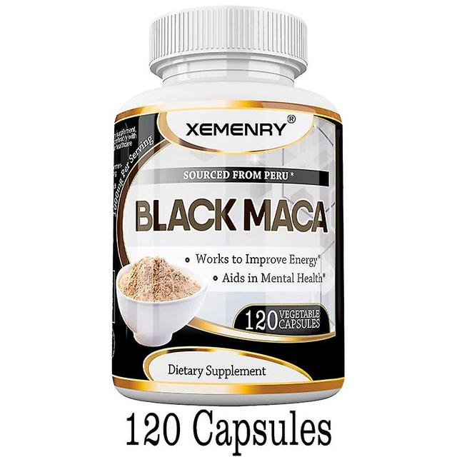 Vorallme Black Maca Root - Long Lasting, Gelatinized Maca Root Supplement From Peru - Natural Pills For Health And Pure Energy - Non-gmo 120 capsules on Productcaster.