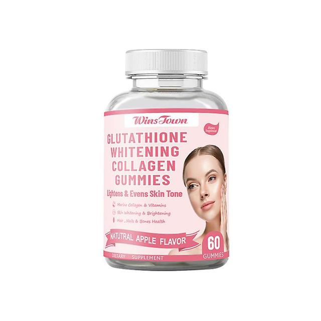 Vorallme 1 Flasche Glutathion Whitening Collagen Gummies hemmen Melanin reduzieren Hyperpigmentierung Haut aufhellen Hautalterung verzögern 1 bottle on Productcaster.