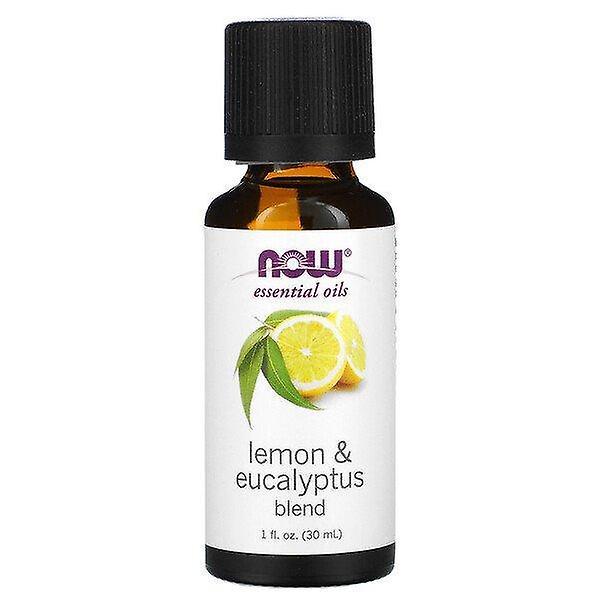 Now Foods, Essential Oils, Lemon & Eucalyptus Blend, 1 fl oz (30 ml) on Productcaster.