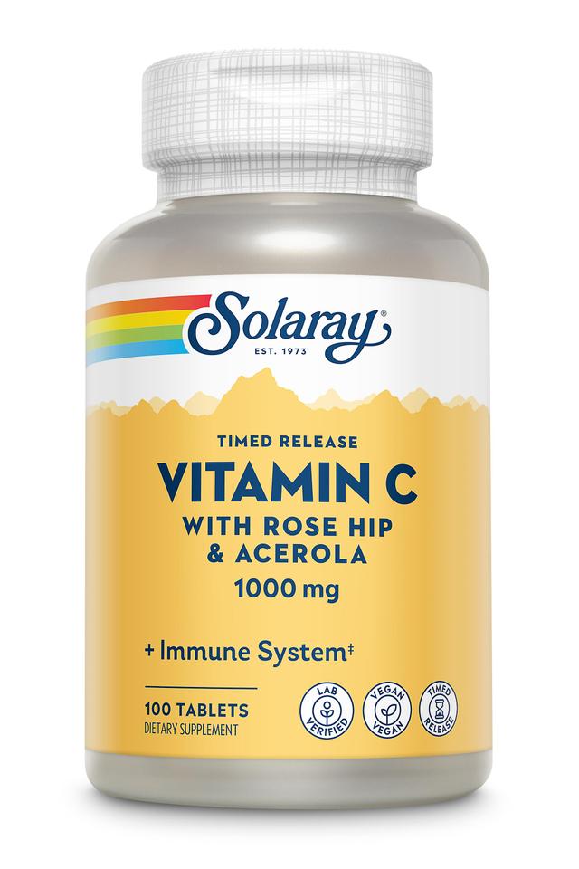 Vitamina Solaray C 1000 mg 100 Comprimidos 100 Units on Productcaster.