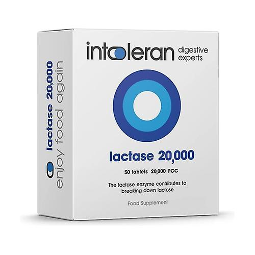 Intoleran Lactase 20,000 50 tablets on Productcaster.