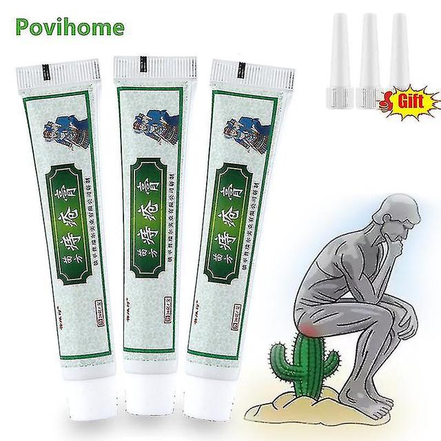 1/3pcs Herbal Hemorrhoids Ointment Mix Internal External Piles Cream Anal Fissur 1pcs without box on Productcaster.