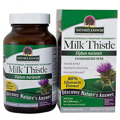 Nature's Answer Milk Thistle Seed Standardized, 120 Vcaps (Pack de 2) on Productcaster.