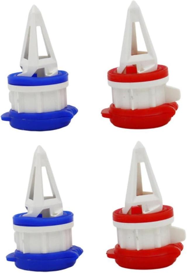 4pcs Box Drink Deflector Spigot - Beverage Dispenser Pourer with Caps and Silica Gel Carton Extension Mouth - Wine, Milk, Liquor Pourers on Productcaster.