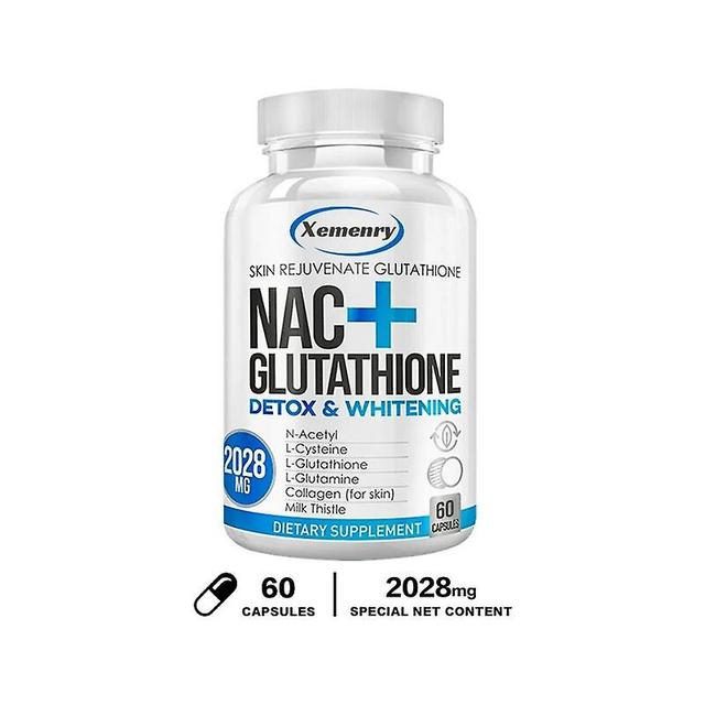 Vorallme Nac+ Glutathione Supplement 2028 Mg With Collagen And Milk Thistle Extract 60 Capsules on Productcaster.