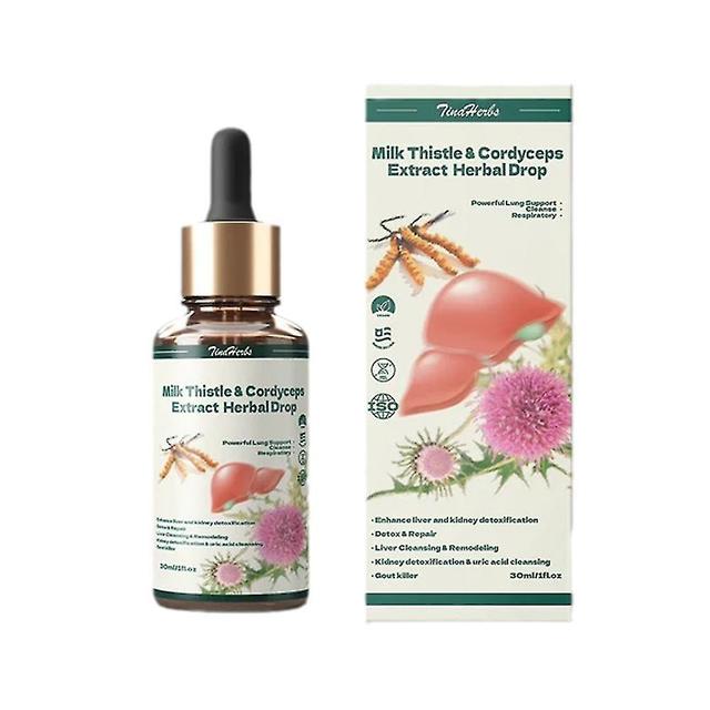 Tinaherbs Milk Thistle &; Cordyceps Sinensis tippaa - Detox &; Repair 30 ml on Productcaster.