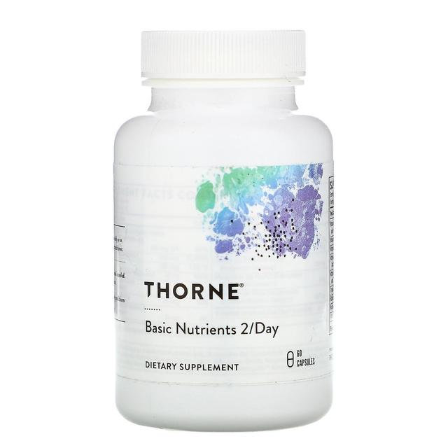 Thorne Research, Basic Nutrients 2/Day, 60 Capsules on Productcaster.