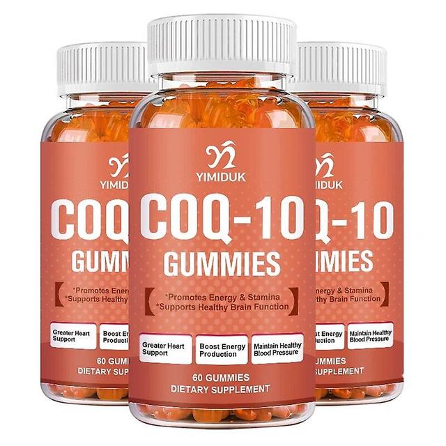 Vorallme COQ10 Coenzym Q10 Zinkgummis, Vitamin B3 unterstützt die Gesundheit von Herz und Blutgefäßen und die zelluläre Energieproduktion Leberentg... on Productcaster.