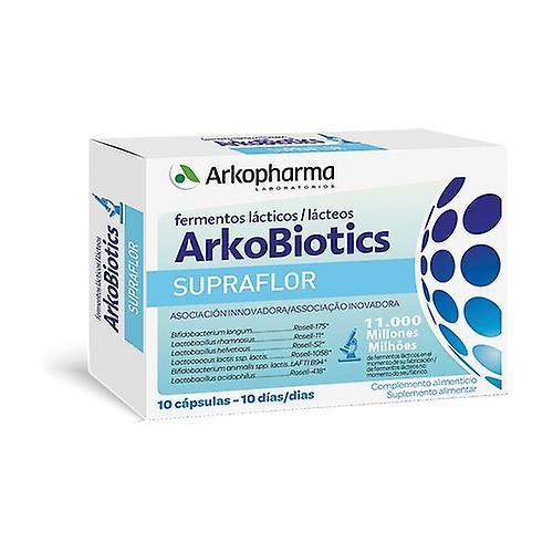 Arkopharma ArkoBiotics Supraflor 10 capsules on Productcaster.