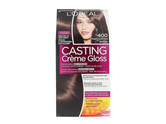 L'Oréal Paris - Casting Creme Gloss 400 Dark Brown - Dla kobiet, 48 ml on Productcaster.