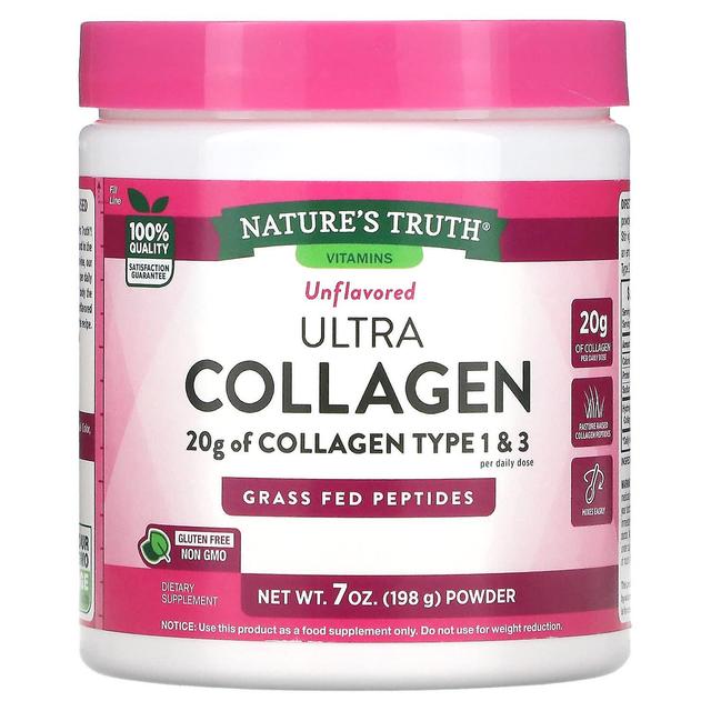 Nature's Truth, Ultra Collagen Powder, Bez smaku, 7 uncji (198 g) on Productcaster.