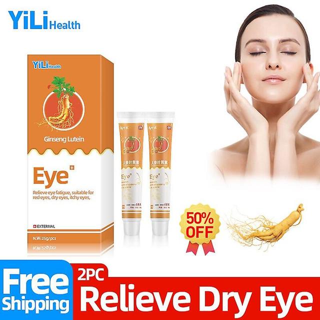 Coscelia 25g Eye Cream Medical Plaster Ginseng Lutein Herbal Relieve Dry Eyes/itching/dryness Health Care Ointment 1pcs(without boxs) on Productcaster.