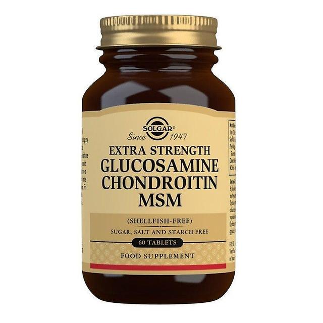 Solgar Extra Strength Glucosamine Chondroitin MSM tabs 60 (12539262) on Productcaster.