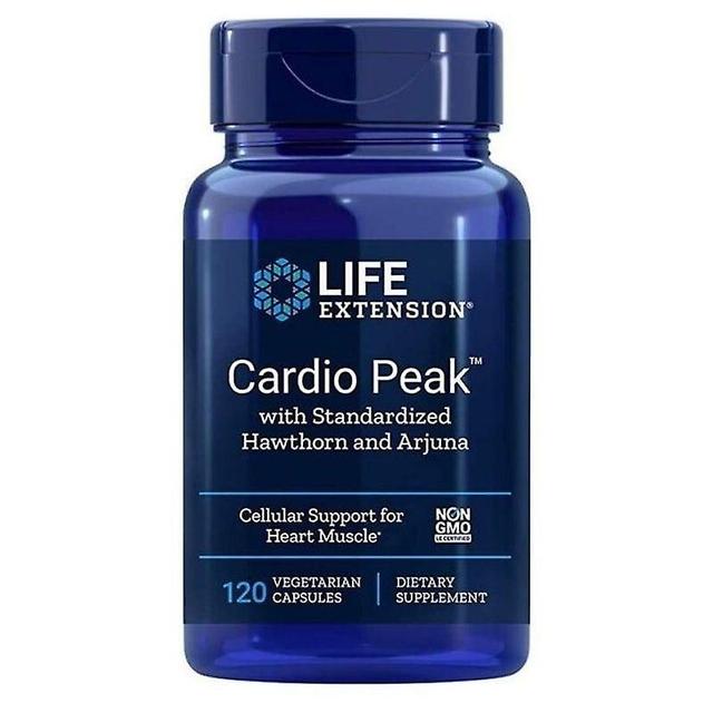 Life Extension Cardio Peak with Standardized Hawthorn and Arjuna Vegicaps 120 on Productcaster.