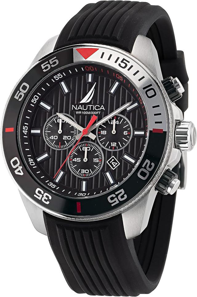 Nautica Men's Watch NAPNOS301 Black on Productcaster.