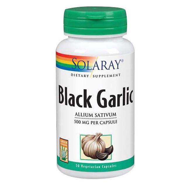 Solaray Fermented Black Garlic, 500 mg, 50 Caps (Pack of 1) on Productcaster.