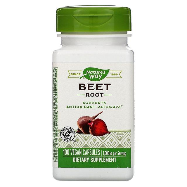 Nature's Way, Raiz de Beterraba, 1.000 mg, 100 Cápsulas Veganas on Productcaster.