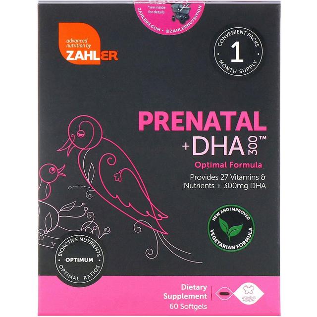 Zahler, Prenatal + DHA 300, 60 Softgels on Productcaster.