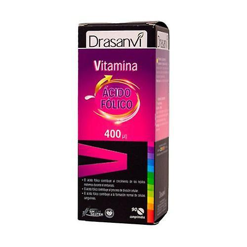 Drasanvi Vitamin B9 400μG folic acid 90 tablets on Productcaster.