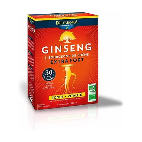 Dietaroma Extra strong ginseng 20 ampoules of 200ml on Productcaster.