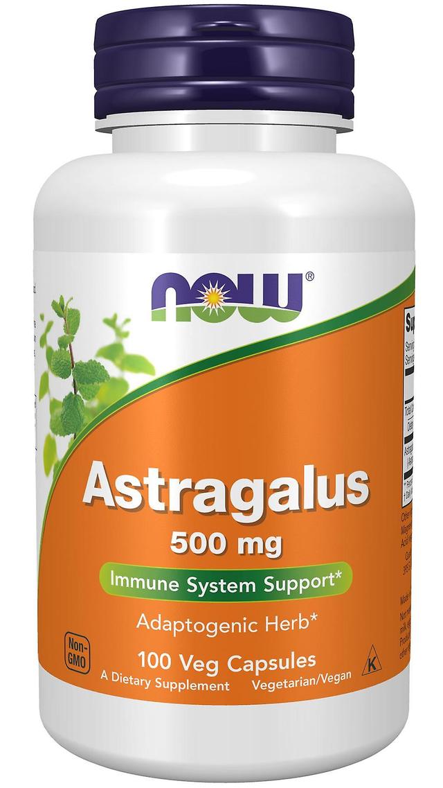 NOW Foods Astragalus 500 mg 100 Capsules on Productcaster.