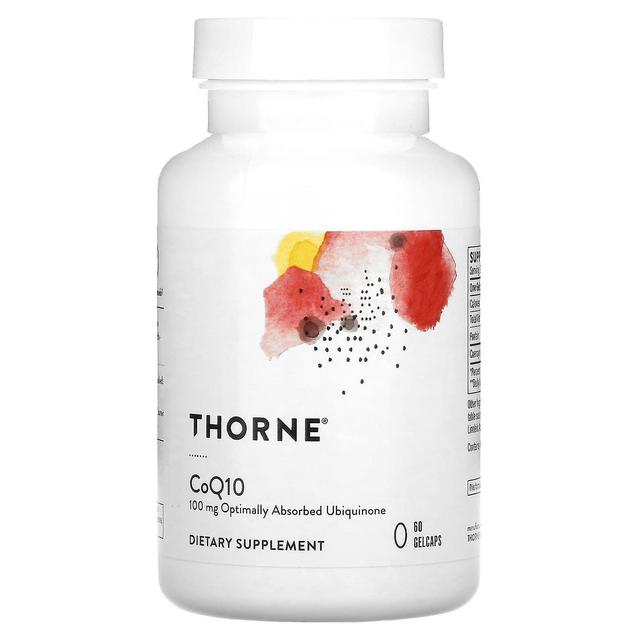 Thorne Research, CoQ10, 100 mg, 60 Gelcaps on Productcaster.