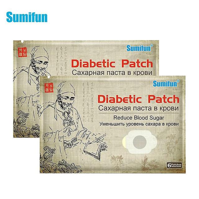 Coscelia 12pcs = 2bags Diabetes Cure Sticker Natural Herbal Medical Extract Lower Blood Glucose Level Patch Tratamiento diabético Yesado2462 on Productcaster.