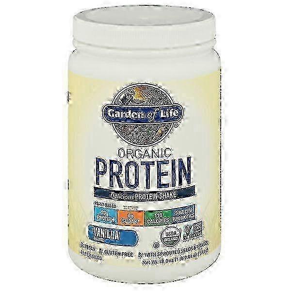 Garden of life organic protein powder, vanilla, 20g protein, 18 oz on Productcaster.