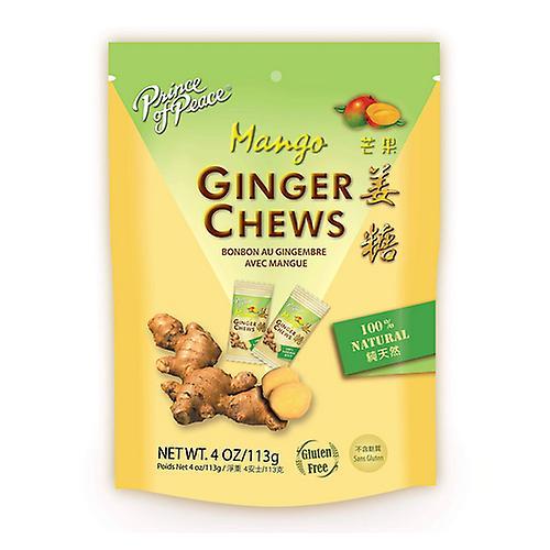 Prince Of Peace Ginger Chews With Mango, 3 Oz (Pack of 1) on Productcaster.