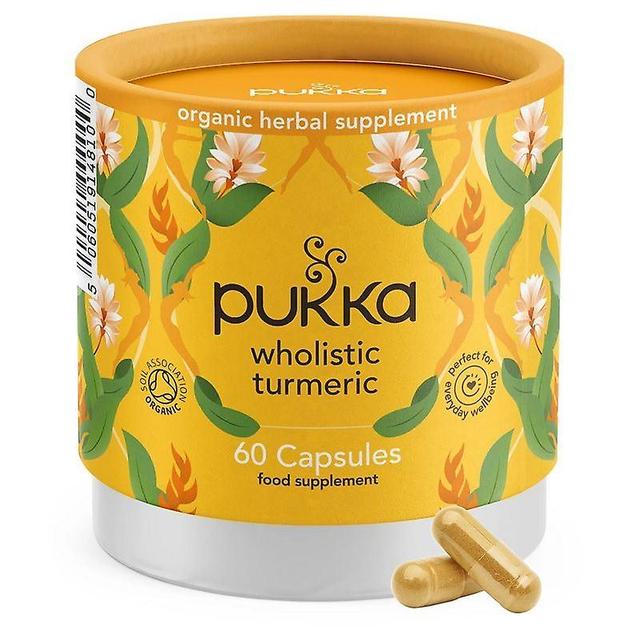 Pukka Wholistic Turmeric Capsules 60 on Productcaster.