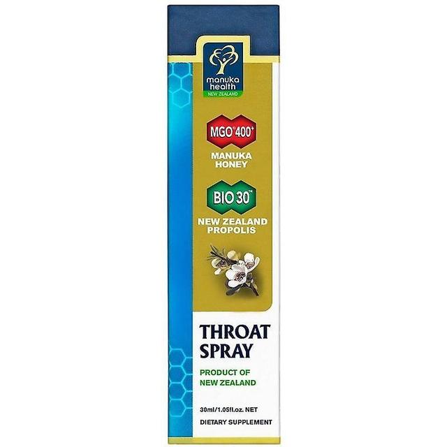 Manuka Health Propolis & MGO 400 Manuka Honey Throat Spray 30ml (MAN059) on Productcaster.