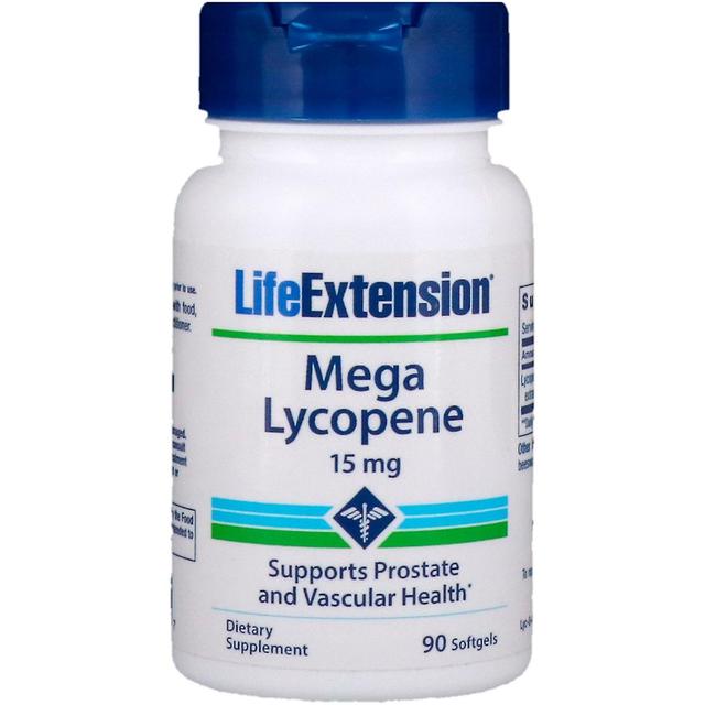 Life Extension, Mega Lycopene, 15 mg, 90 Softgels on Productcaster.