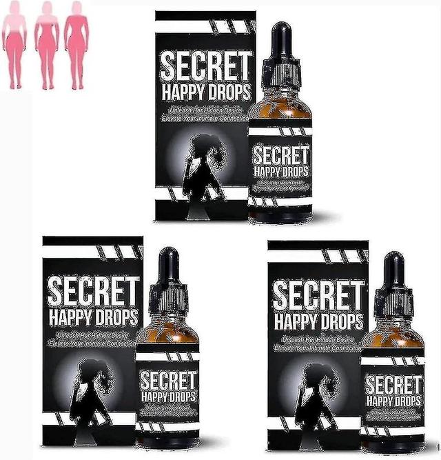 30ml Happy Hormones Tropfen zum Einnehmen für Frauen und Männer - Steigern Sie die Sensibilität, fördern Sie die Entspannung 3pcs on Productcaster.