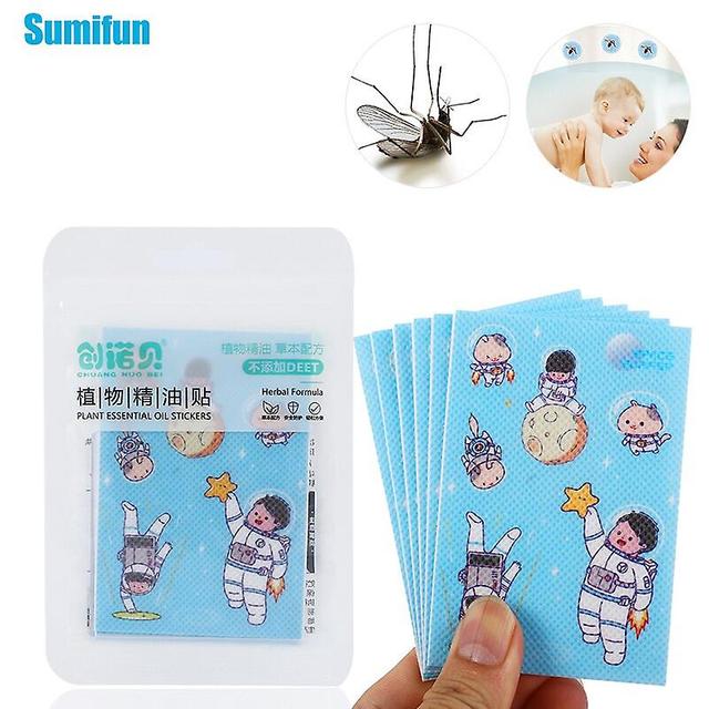 Coscelia 42pcs Children Mosquito Repellent Sticker 100% Natural Non-toxic Pure Essential Oil Outdoor Mosquito Bite Prevention Sleep Well 42pcs in ... on Productcaster.