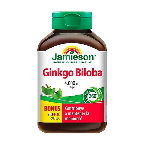 Jamieson Ginkgo Biloba 4.000 mg 90 tabliet po 80mg on Productcaster.