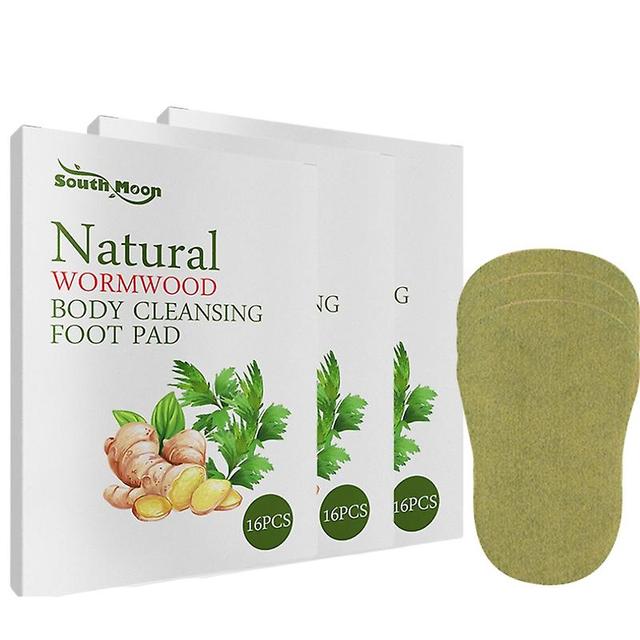 3box Wormwood Detox Foot Patches Feet Care Relieve Stress Help Sleep Slimming Body Shape Foot Paste on Productcaster.