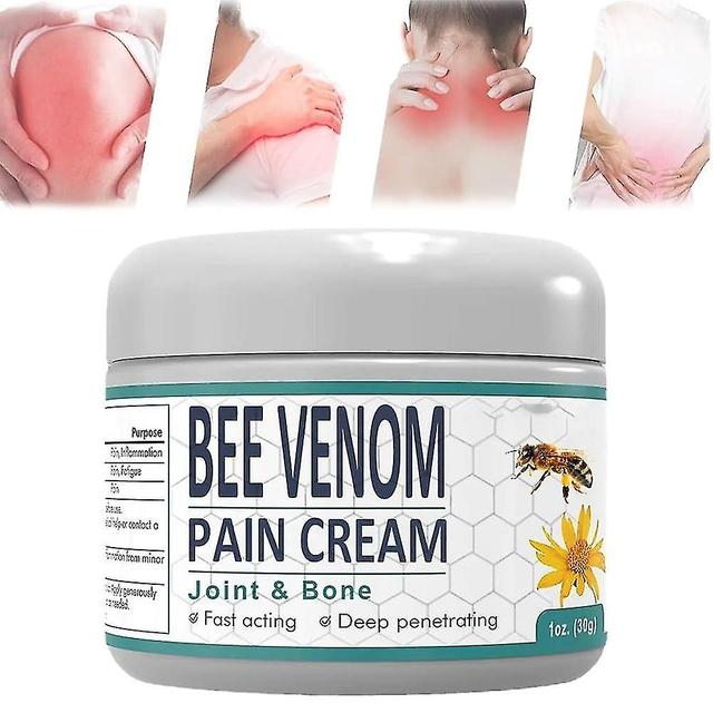 Bee Venom Joint Relief Cream, New Zealand Bee Venom Cream, Joint And Bone Cream, giver for ryg, nakke, hænder, fødder, led 1pcs on Productcaster.