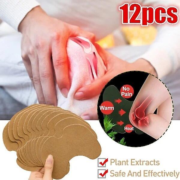 Ninesun 12Pcs Knee Pain Joint Rheumatoid Knee Neck Plaster Wormwood Extract Arthritis Chinese Herbal Medical Patch on Productcaster.