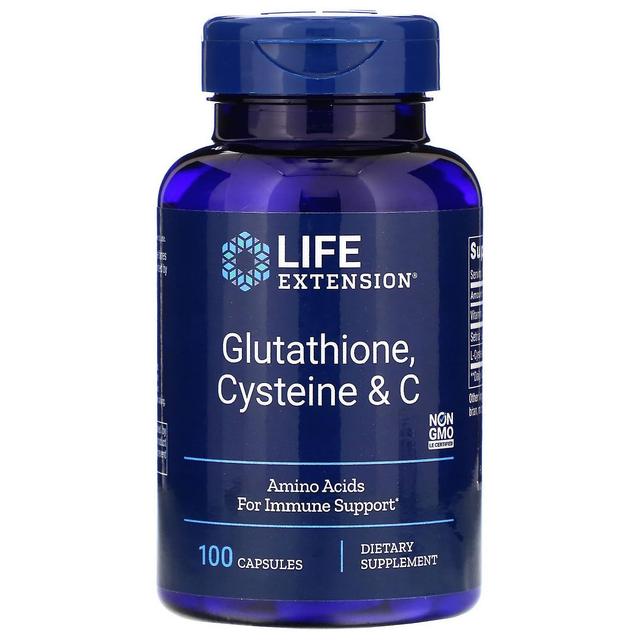 Life Extension, Glutathion, Cysteine & C, 100 Capsules on Productcaster.