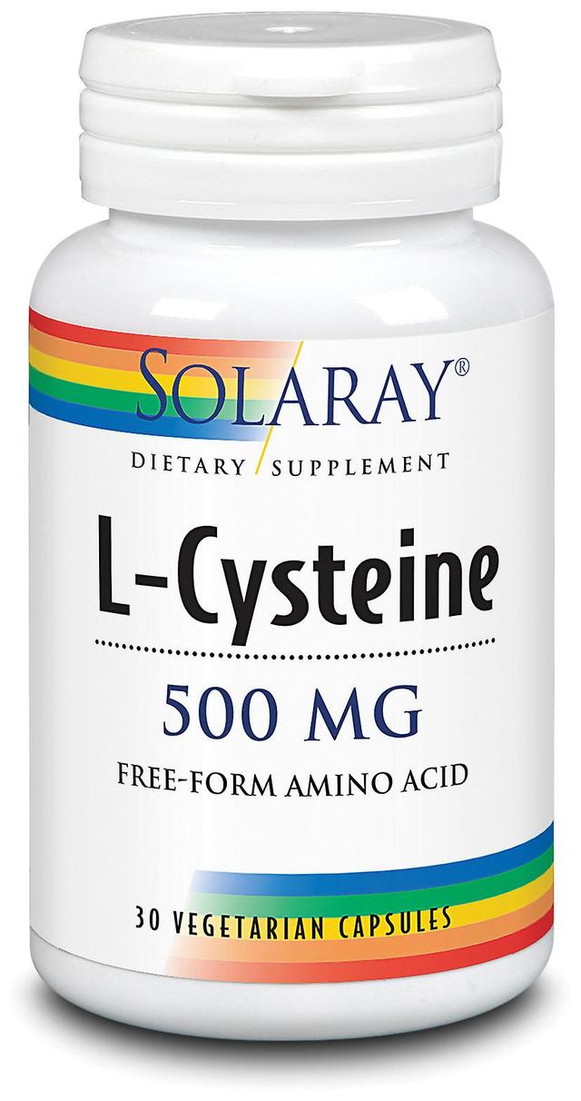 Solaray L-Cysteine 500mg 30 Capsules on Productcaster.