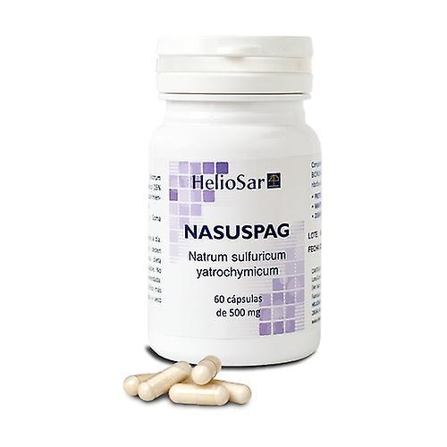 Heliosar Nasuspag natrum sulfuricum sulfate sodium 60 capsules of 500mg on Productcaster.