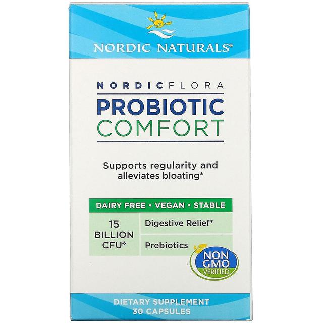 Nordic Naturals, Nordic Flora Probiotic, Comfort, 15 milliarder CFU, 30 kapsler on Productcaster.