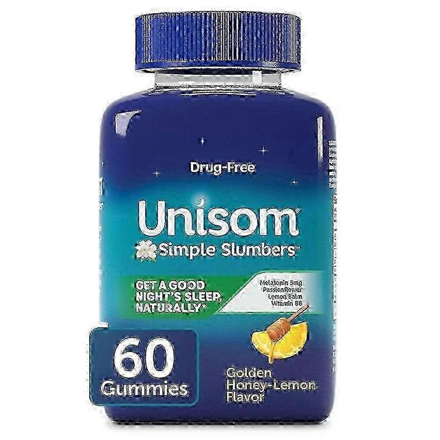 Unisom Simple Slumbers Gummies, Golden Honey Lemon, 60 Ea on Productcaster.