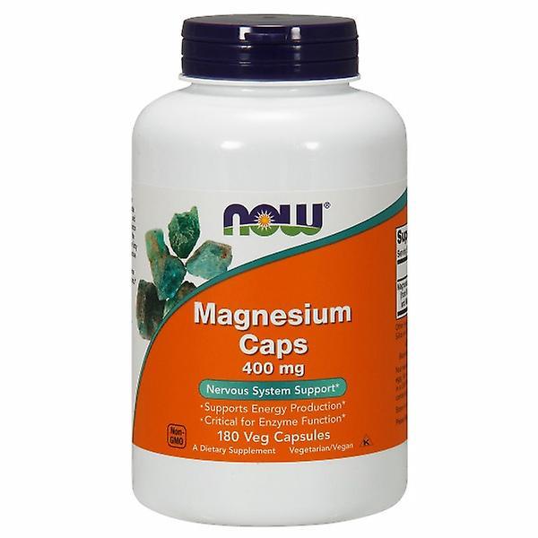 Now Foods Magnesium, 400 mg, 180 Caps (Pack of 4) on Productcaster.