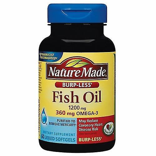 Nature Made Fish Oil Burp-Less, 1200 mg, 200 compresse (confezione da 1) on Productcaster.