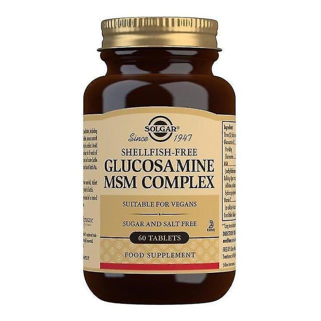 Glucosamine Msm Complex (shellfish-free) Tablets 60 (12536346) on Productcaster.