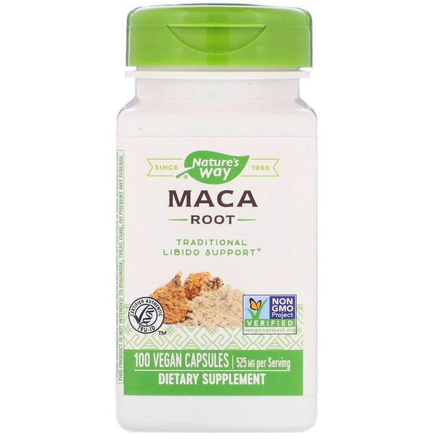 Nature's Way, Maca Root, 525 mg, 100 Vegan Capsules on Productcaster.