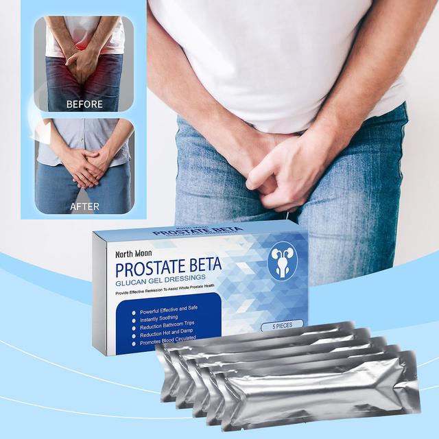 Elewelt Prostate Herbal Gel For Prostate Health, Prostate Beta Glucan Gel Dressings, Relief Prostate Discomfort, 5pcs 5pcs-3pack on Productcaster.