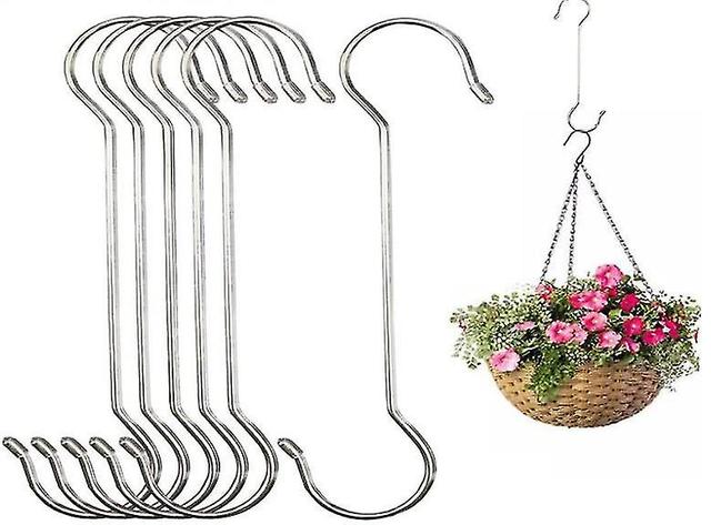 KINZON Lot de 10 crochets de suspension en forme de S, en acier inoxydable, durables, surdimensionns de grande taille pour ustensiles de cuisine, cass on Productcaster.